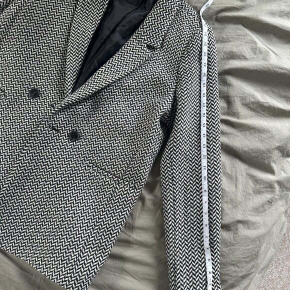 Anine Bing Fishbone Blazer Size Medium - Picture 10 of 12